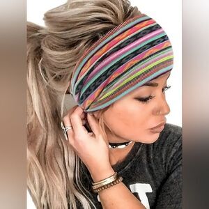 Retro Print Wide Headband
